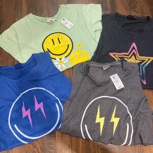 Girls XL Lucy Tee and XL Firehouse tanks all brand new